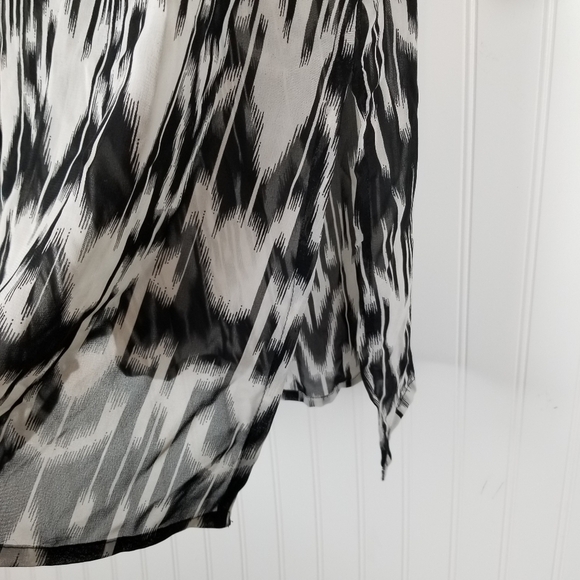 Peppermint Bay Womens Swimsuit Cover Large Boho Print Deep V Tie Dye Pull Over - Picture 7 of 9